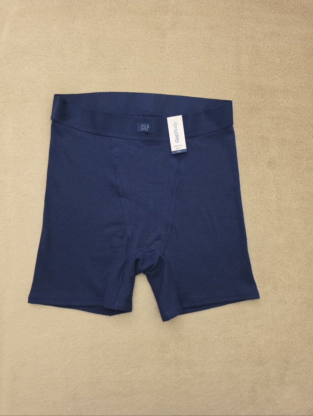 GapBody Women's Ribbed Navy Cotton Shorts Size Small